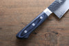Seisuke Seiun VG10 33 Layer Damascus Santoku 180mm Blue Pakka wood Handle with Sheath - Seisuke Knife - Slide 8