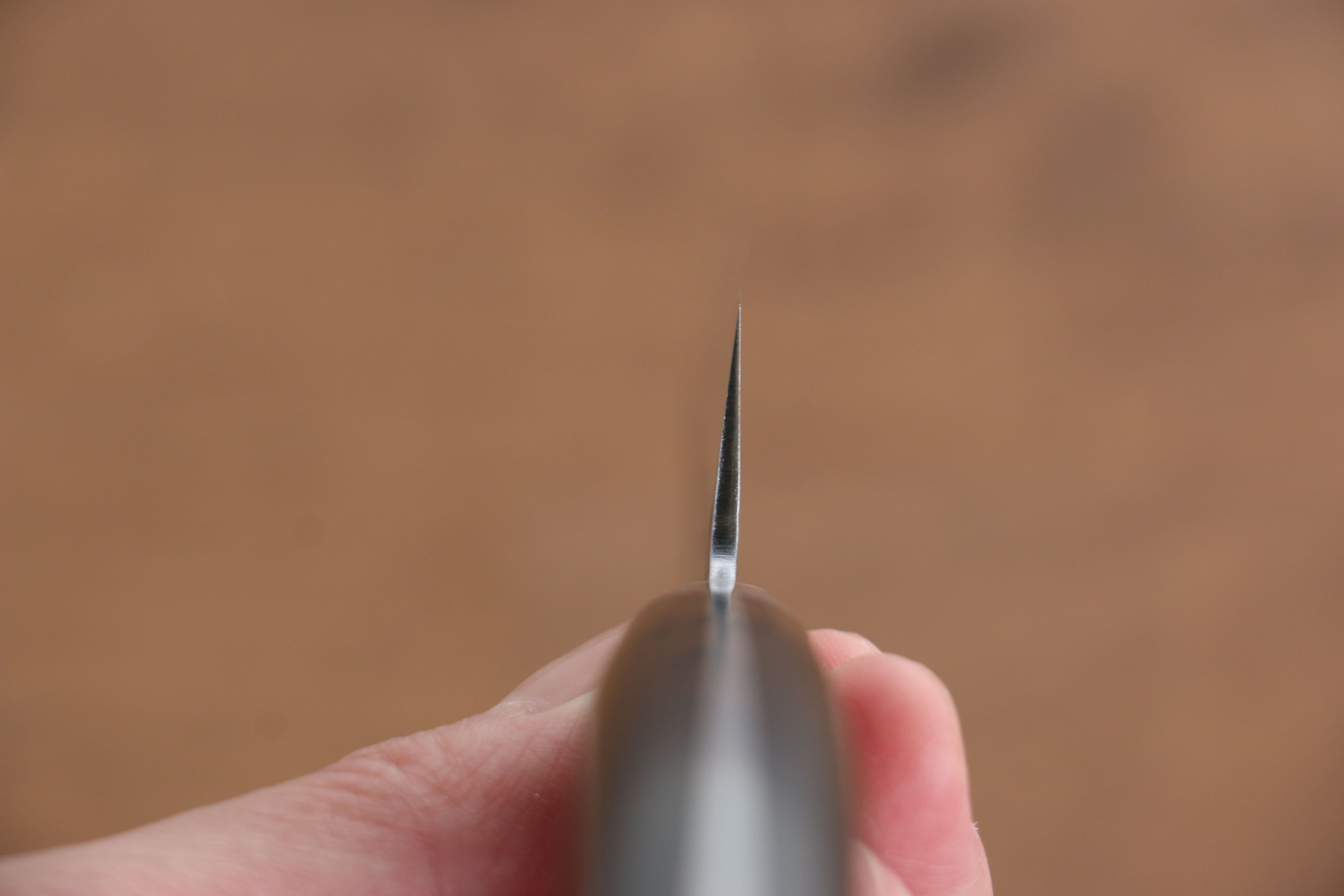 Seisuke PRO-J VG10 Hammered Petty-Utility 150mm Black Micarta Handle - Seisuke Knife