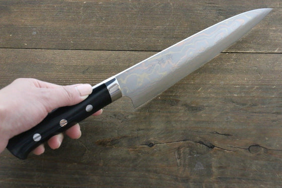 Takeshi Saji Blue Steel No.2 Gyuto 180mm Black Micarta Handle - Seisuke Knife