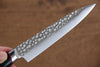Seisuke PRO-J VG10 Hammered Petty-Utility 120mm Black Micarta Handle - Seisuke Knife - Slide 4