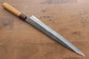 Yu Kurosaki Fujin Blue Super Hammered Sujihiki 300mm Keyaki (Japanese Elm) Handle - Seisuke Knife