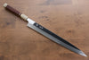 Yu Kurosaki Blue Steel No.2 Mirrored Finish Yanagiba 330mm Red Ebony Wood Handle - Seisuke Knife