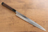 Sakai Takayuki Honyaki White Steel No.2 Yanagiba Wenge with Double Water Buffalo Ring Handle - Seisuke Knife - Slide 1