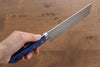 Kunihira Sairyu VG10 Damascus Usuba 165mm Blue Pakka wood Handle - Seisuke Knife - Slide 7