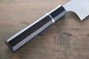 Takeshi Saji SG2 Diamond Finish Damascus Gyuto 210mm Ebony Wood Handle - Seisuke Knife - Slide 9