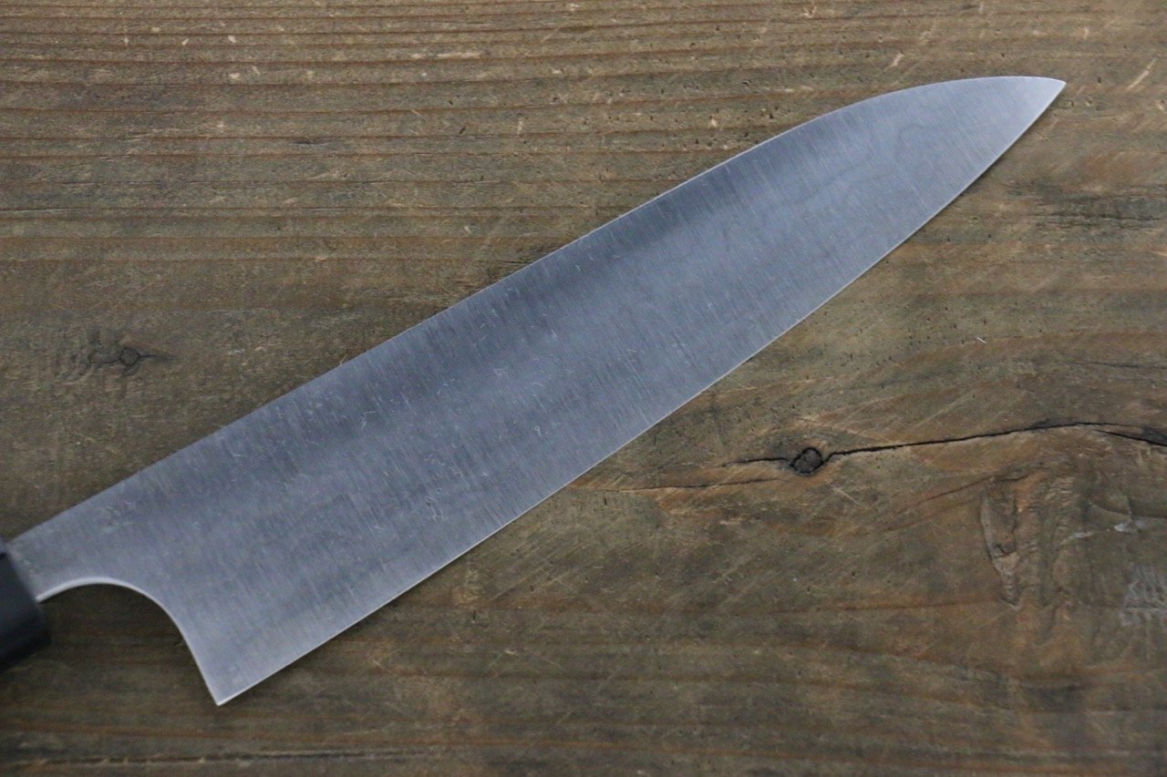 Shungo Ogata White Steel No.2 Damascus Petty-Utility 150mm Shitan Handle - Seisuke Knife