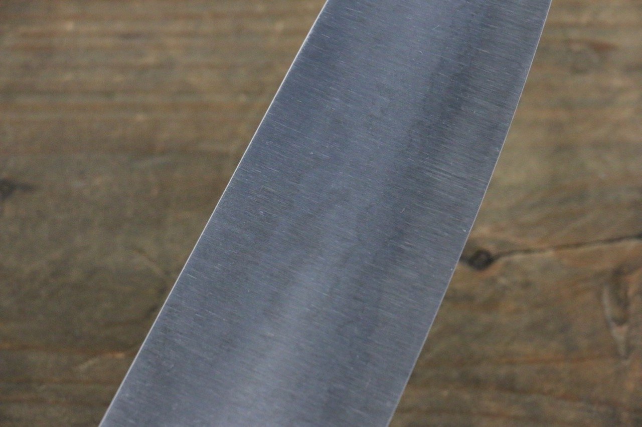 Shungo Ogata White Steel No.2 Damascus Santoku 165mm Shitan Handle - Seisuke Knife