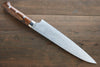 Takeshi Saji SG2 Diamond Finish Damascus Gyuto Japanese Chef Knife 210mm wtih Ironwood Handle - Seisuke Knife - Slide 2