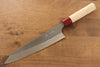 Masakage Yuki White Steel No.2 Nashiji Gyuto 210mm with Magnolia Handle - Seisuke Knife