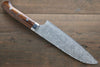 Takeshi Saji SG2 Black Damascus Santoku 180mm Ironwood Handle - Seisuke Knife - Slide 2