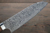 Takeshi Saji SG2 Black Damascus Santoku 180mm Ironwood Handle - Seisuke Knife - Slide 3