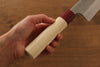 Masakage Yuki White Steel No.2 Nashiji Santoku  165mm Magnolia Handle - Seisuke Knife