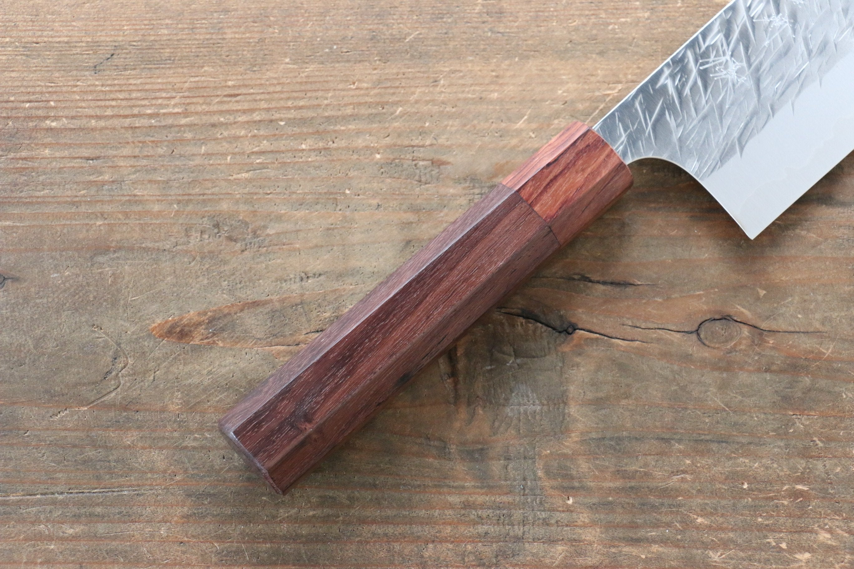 Yu Kurosaki Raijin Cobalt Special Steel Hammered Nakiri 165mm - Seisuke Knife