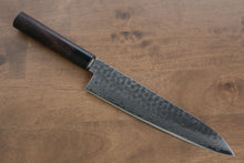  Seisuke VG10 16 Layer Hammered Damascus Gyuto 210mm Shitan Handle - Seisuke Knife