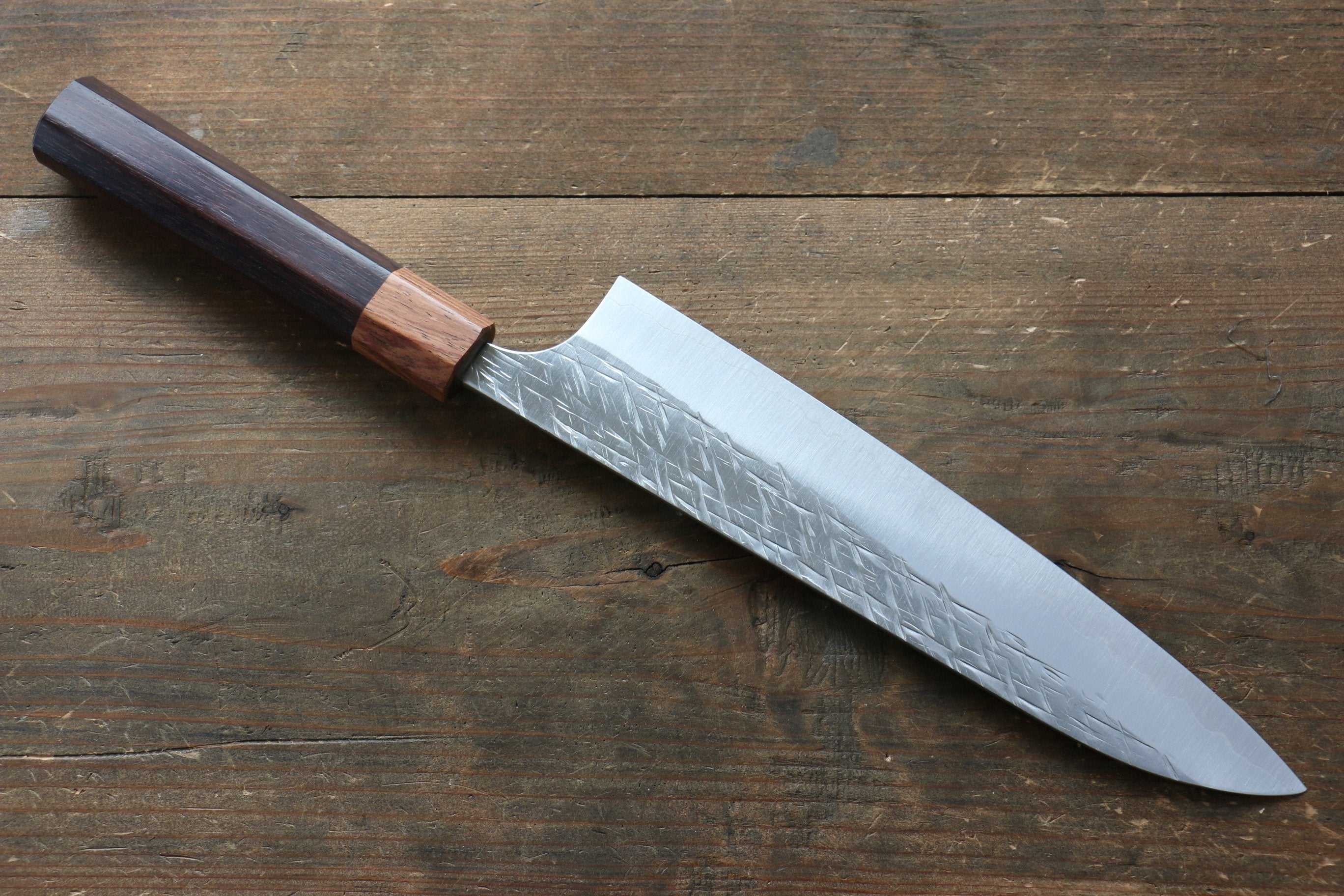 Yu Kurosaki Raijin Cobalt Special Steel Hammered Gyuto 210mm - Seisuke Knife