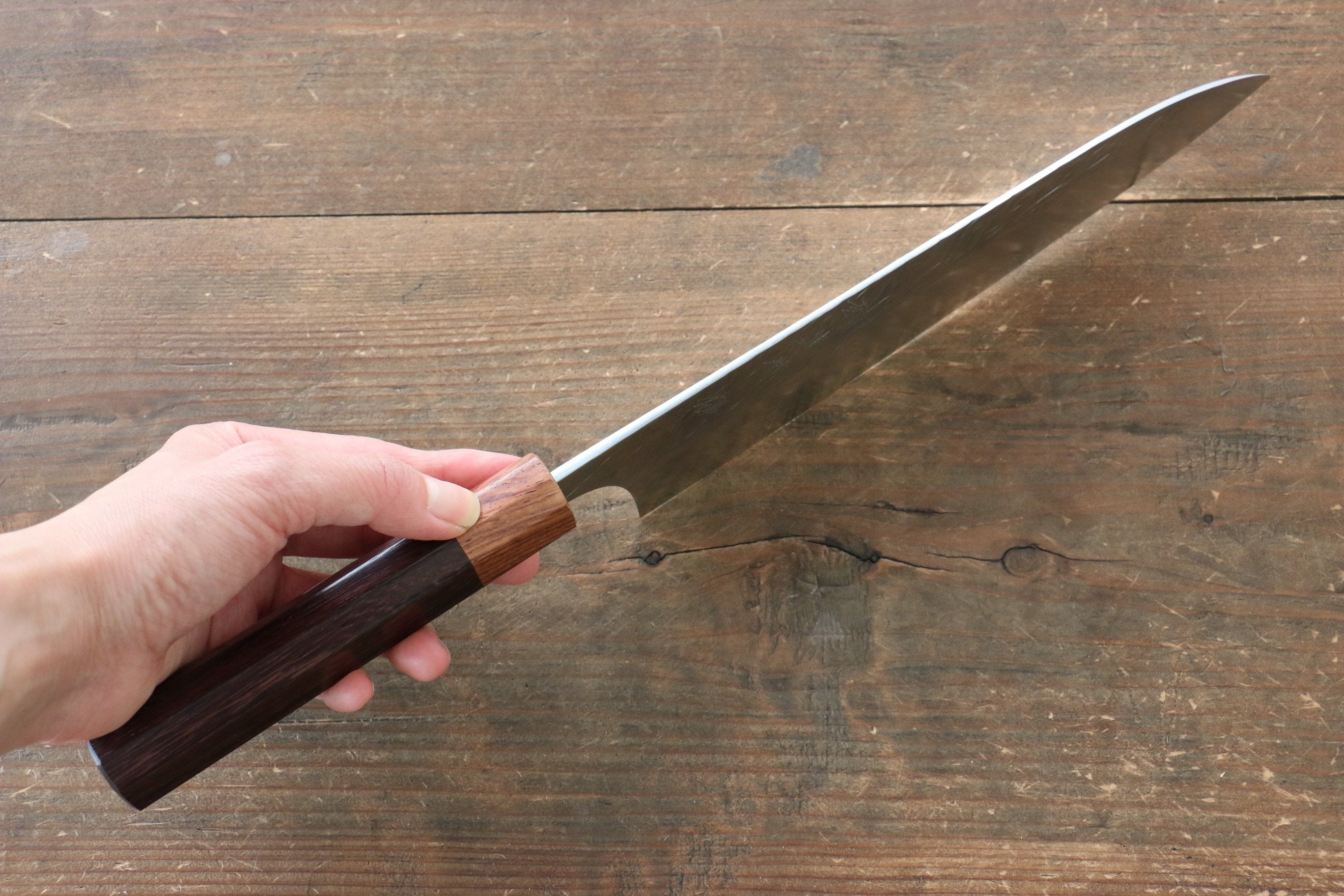 Yu Kurosaki Raijin Cobalt Special Steel Hammered Gyuto 210mm - Seisuke Knife