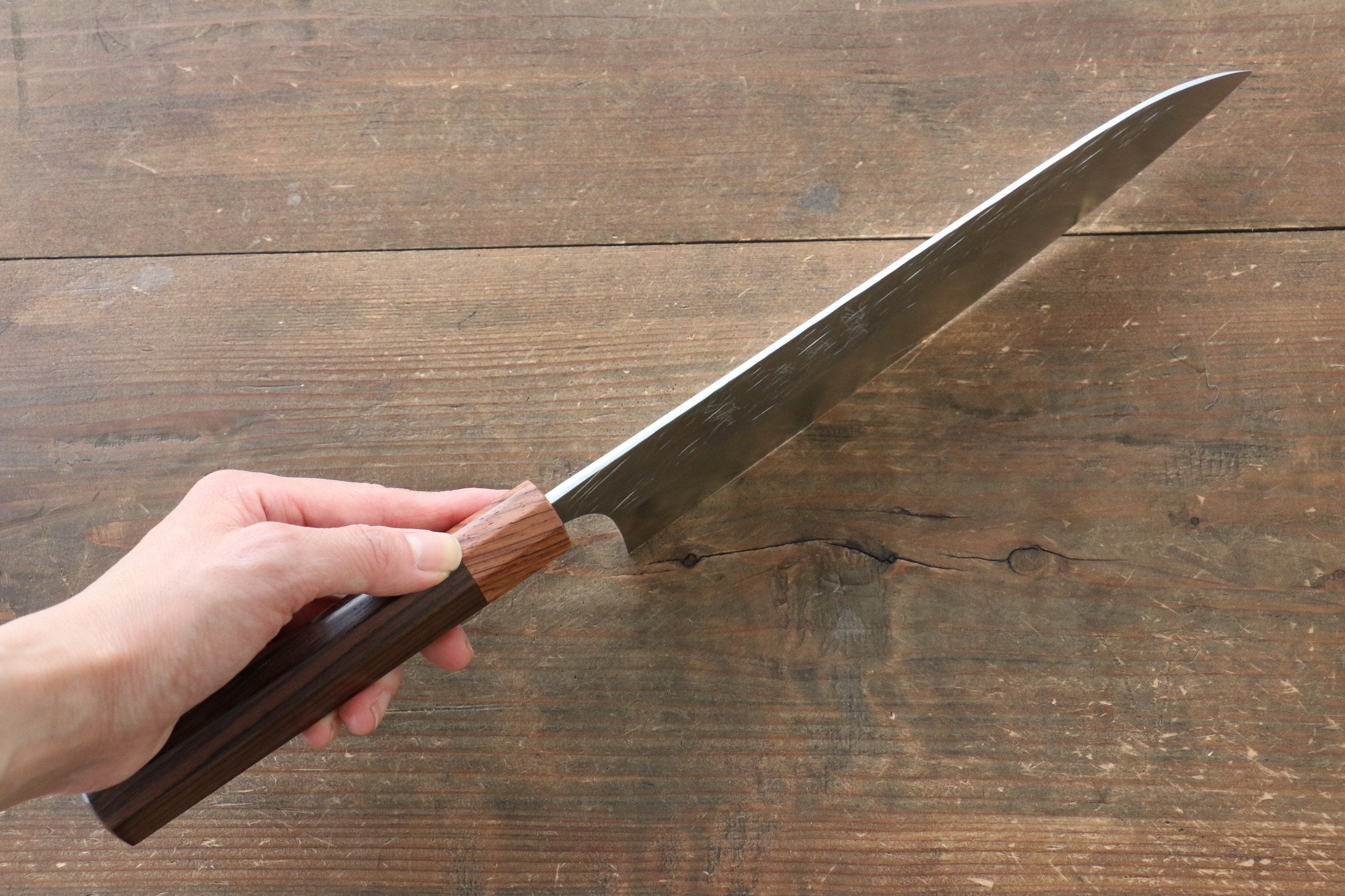 Yu Kurosaki Raijin Cobalt Special Steel Hammered Gyuto 240mm - Seisuke Knife
