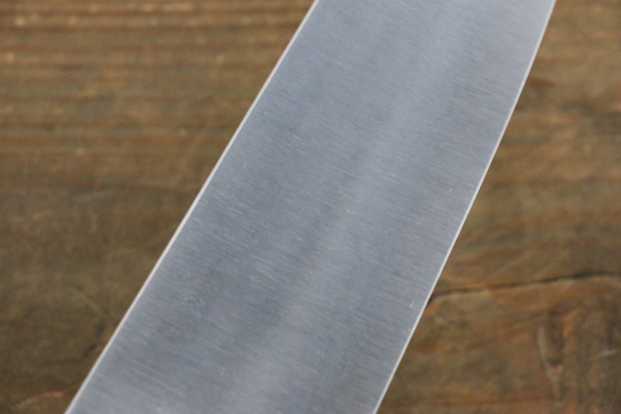 Shungo Ogata White Steel No.2 Damascus Bunka 165mm Shitan Handle - Seisuke Knife