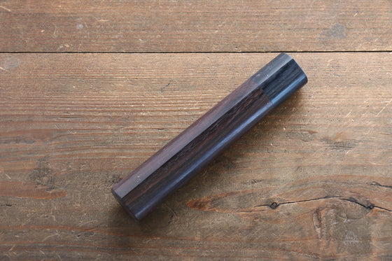 D-Shaped Shitan Rosewood Knife Handle (Gyuto 210mm) - Seisuke Knife