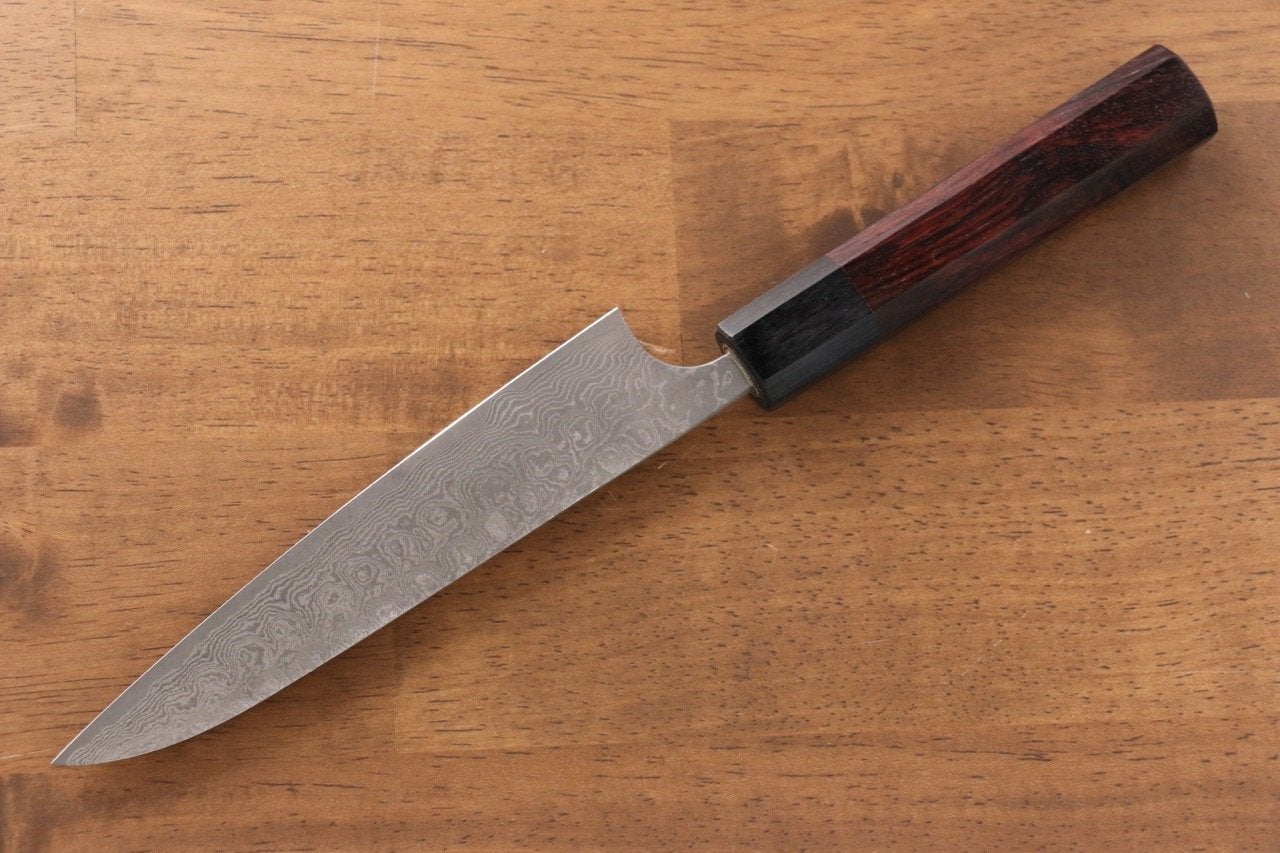 Masakage Kumo VG10 Damascus Petty-Utility 150mm Shitan Handle - Seisuke Knife