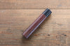 D-Shaped Shitan Rosewood Knife Handle (Gyuto 180mm) - Seisuke Knife