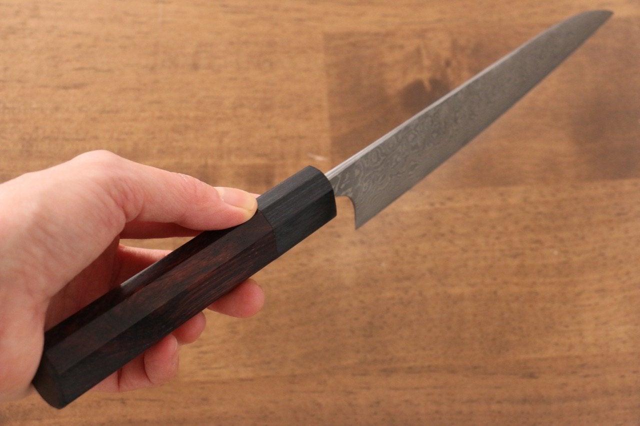 Masakage Kumo VG10 Damascus Petty-Utility 150mm Shitan Handle - Seisuke Knife