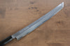 Sakai Takayuki Zangetsu White Steel No.1 Sakimaru Yanagiba 330mm Ebony Wood Handle with Sheath - Seisuke Knife - Slide 3