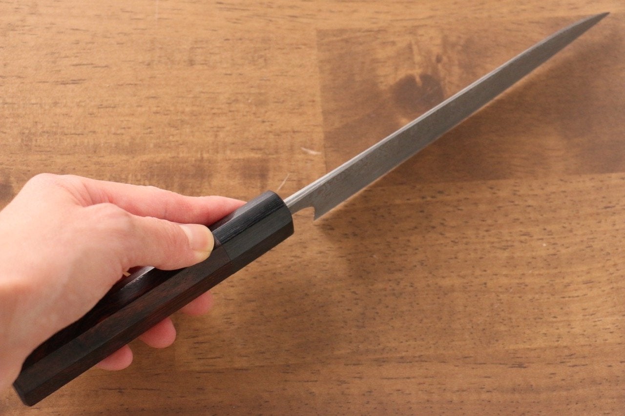 Masakage Kumo VG10 Damascus Petty-Utility 150mm Shitan Handle - Seisuke Knife