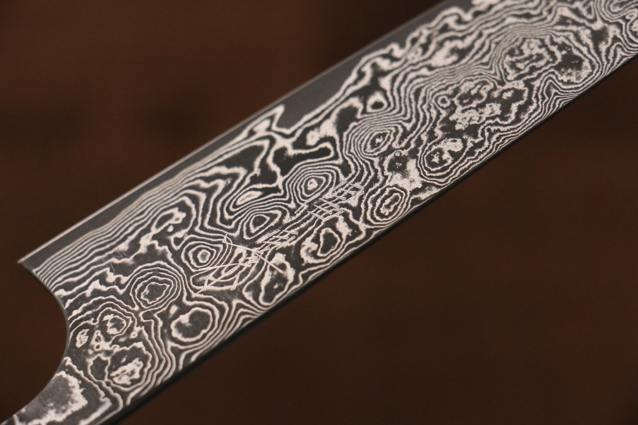 Masakage Kumo VG10 Damascus Petty-Utility 120mm Shitan Handle - Seisuke Knife
