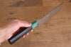 Yu Kurosaki Senko Ei SG2 Hammered Nakiri 165mm Shitan (ferrule: Green Pakka wood) Handle - Seisuke Knife - Slide 7