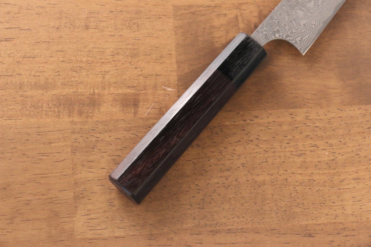 Masakage Kumo VG10 Damascus Petty-Utility 120mm Shitan Handle - Seisuke Knife