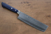  Kunihira Kokuryu VG10 Hammered Usuba 165mm Blue Pakka wood Handle - Seisuke Knife