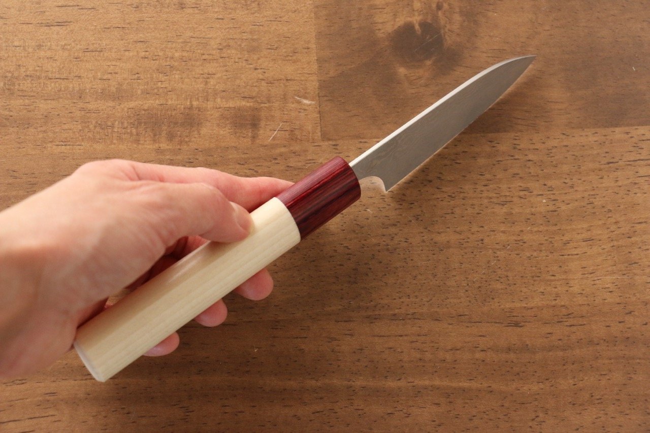 Masakage Kiri VG10 Damascus Petty-Utility 75mm Magnolia Handle - Seisuke Knife