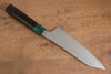 Yu Kurosaki Senko Ei SG2 Hammered Bunka 165mm Shitan (ferrule: Green Pakka wood) Handle - Seisuke Knife - Slide 2