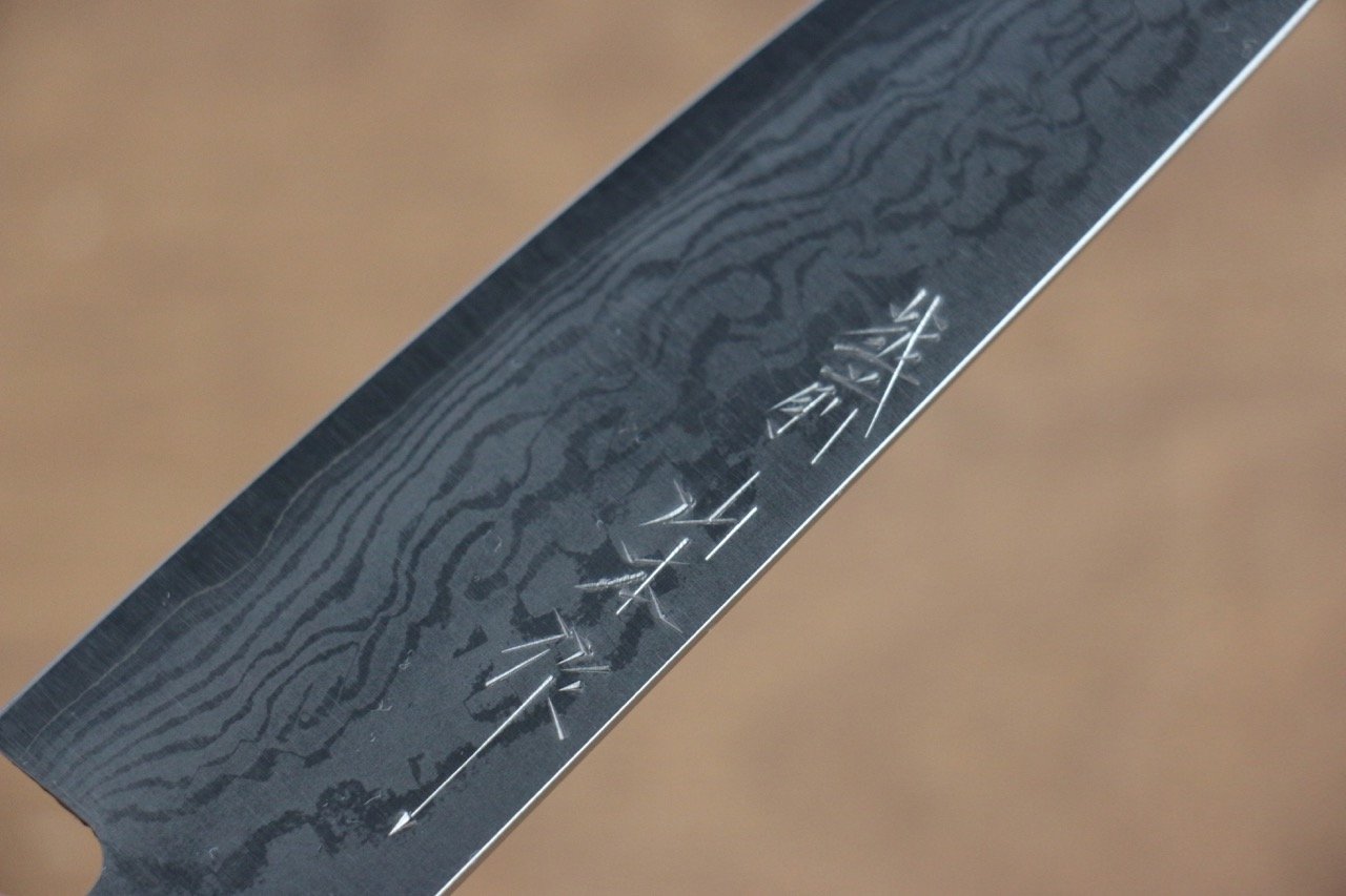 Nao Yamamoto VG10 Damascus Petty-Utility 150mm Red Pakkawood Handle - Seisuke Knife