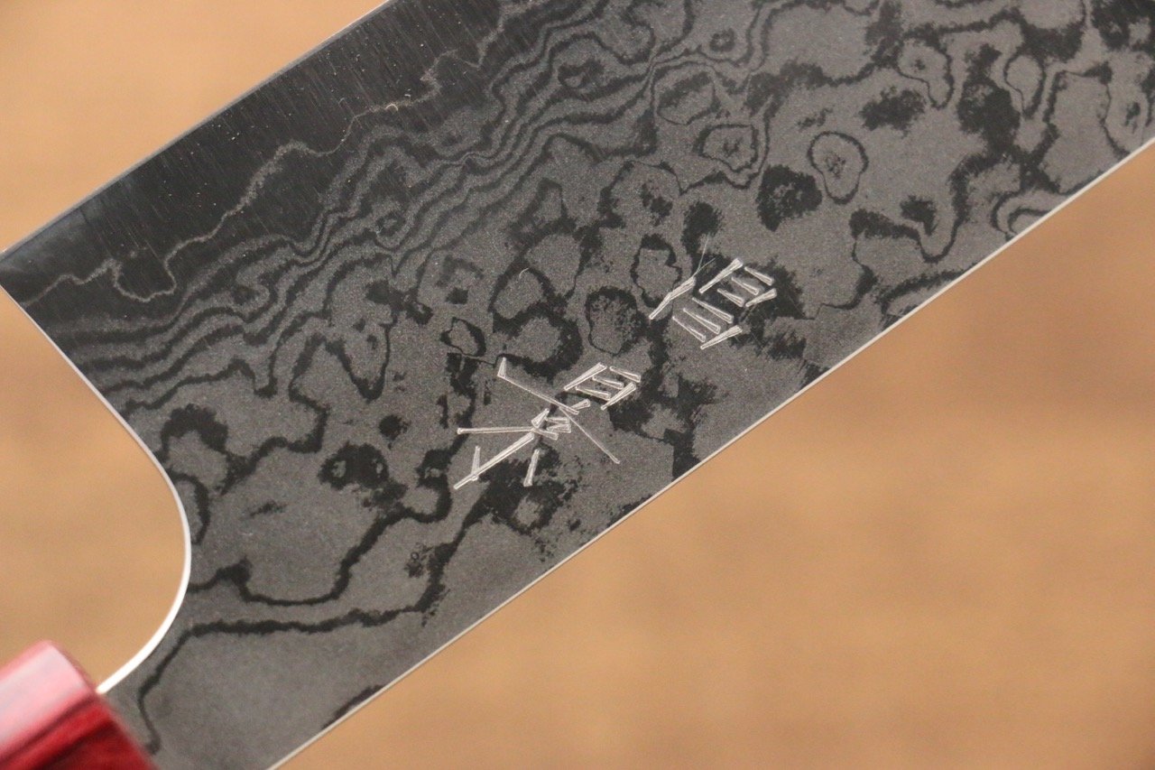 Masakage Kiri VG10 Damascus Santoku 170mm Magnolia Handle - Seisuke Knife