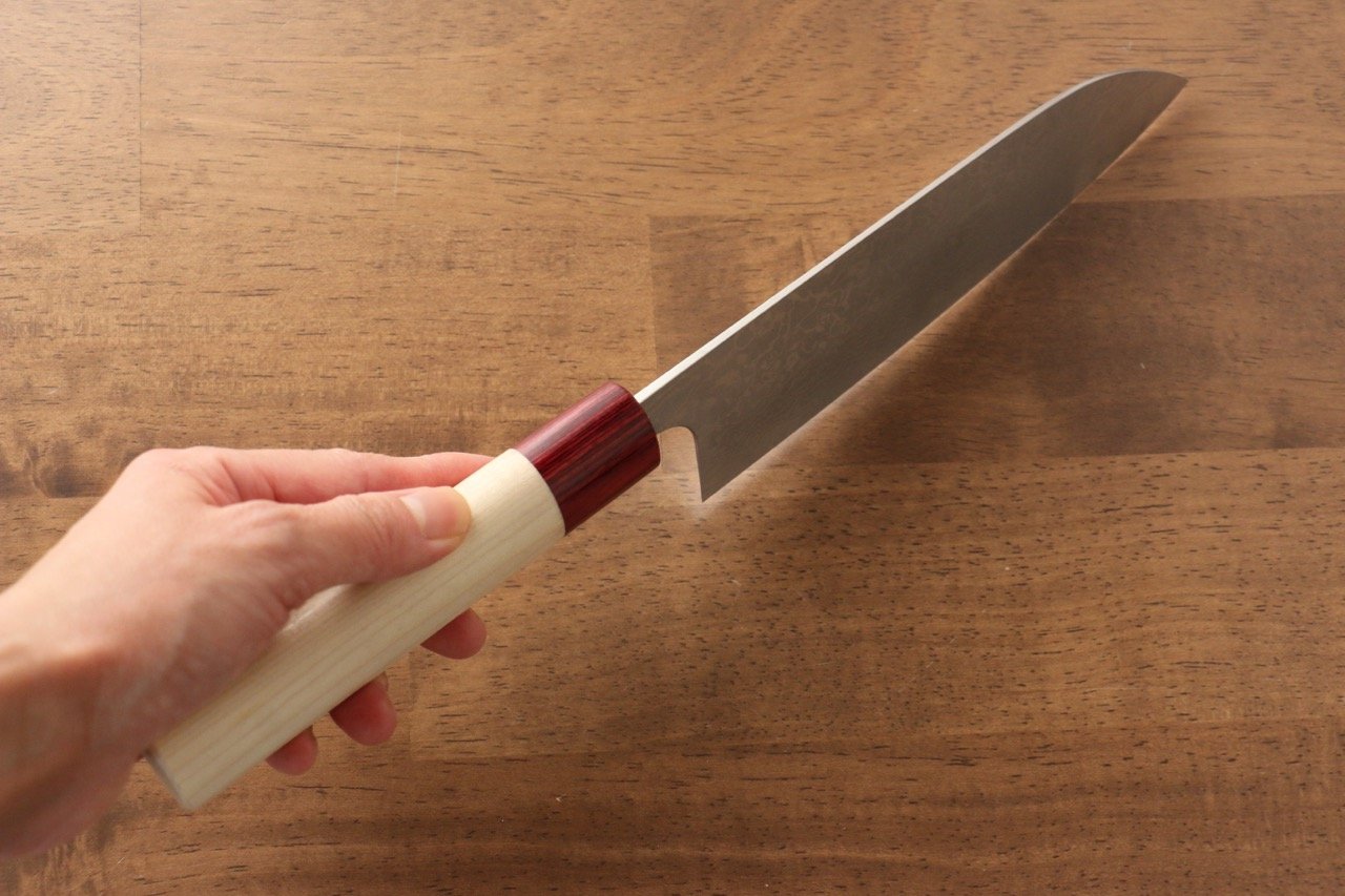 Masakage Kiri VG10 Damascus Santoku 170mm Magnolia Handle - Seisuke Knife