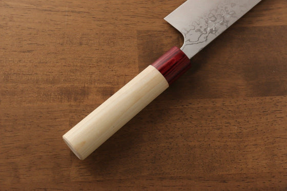 Masakage Kiri VG10 Damascus Santoku 170mm with Magnolia Handle - Seisuke Knife