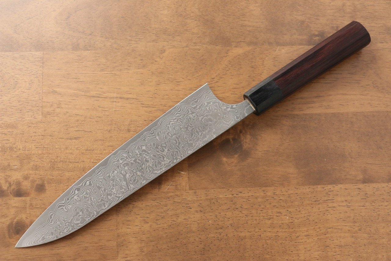 Masakage Kumo VG10 Damascus Gyuto 210mm Shitan Handle - Seisuke Knife