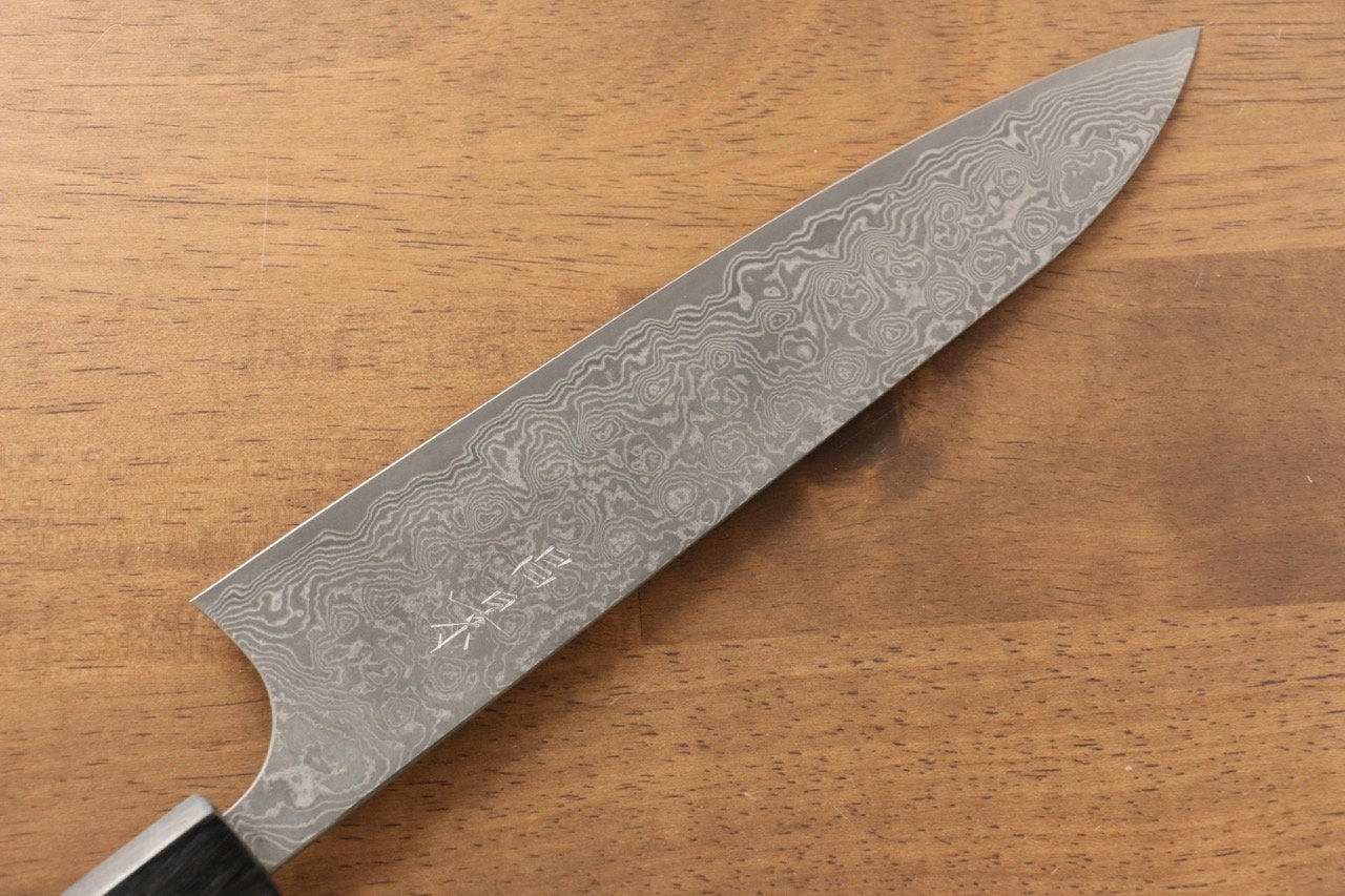 Masakage Kumo VG10 Damascus Gyuto 210mm Shitan Handle - Seisuke Knife