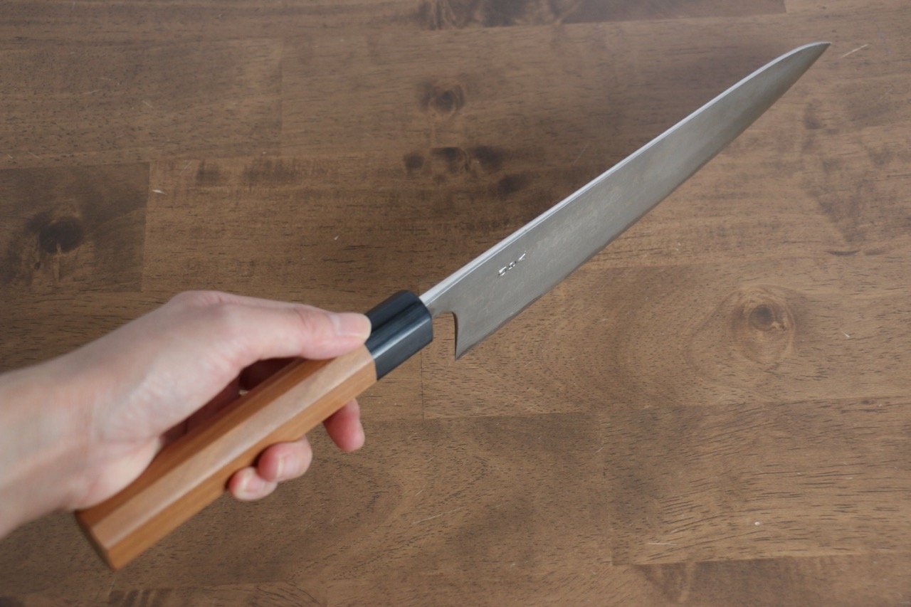 Nao Yamamoto VG10 Damascus Gyuto 240mm Cherry Wood Handle - Seisuke Knife