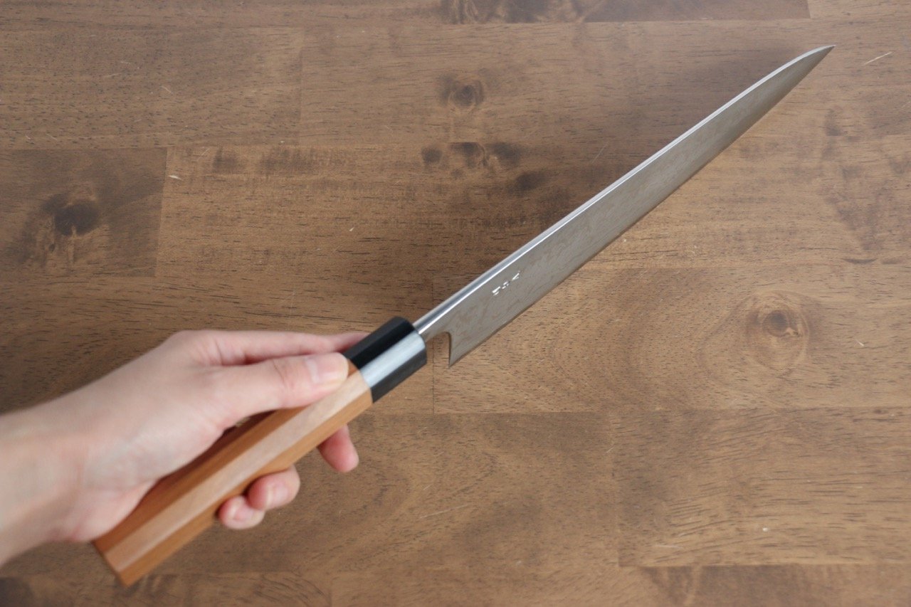 Nao Yamamoto VG10 Damascus Gyuto 240mm Cherry Wood Handle - Seisuke Knife