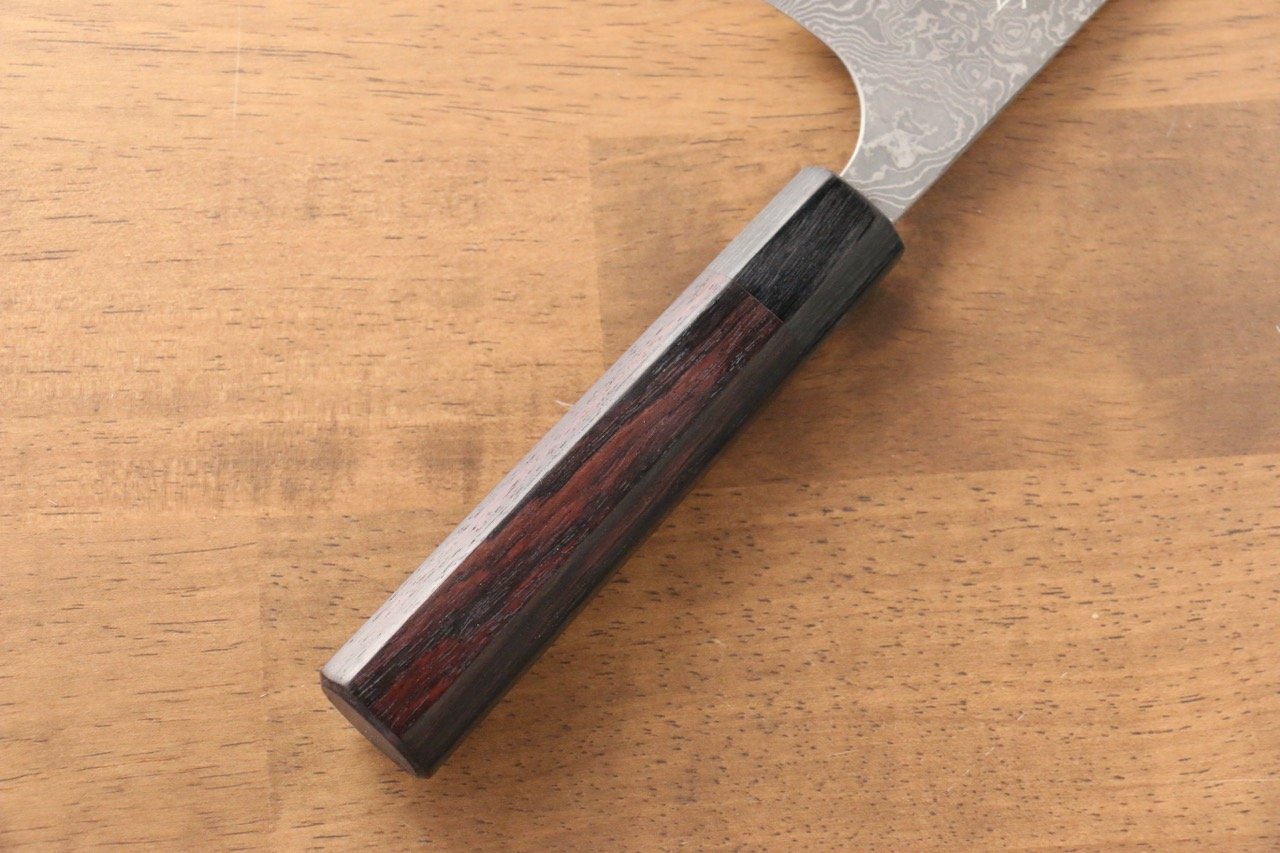 Masakage Kumo VG10 Damascus Gyuto 210mm Shitan Handle - Seisuke Knife
