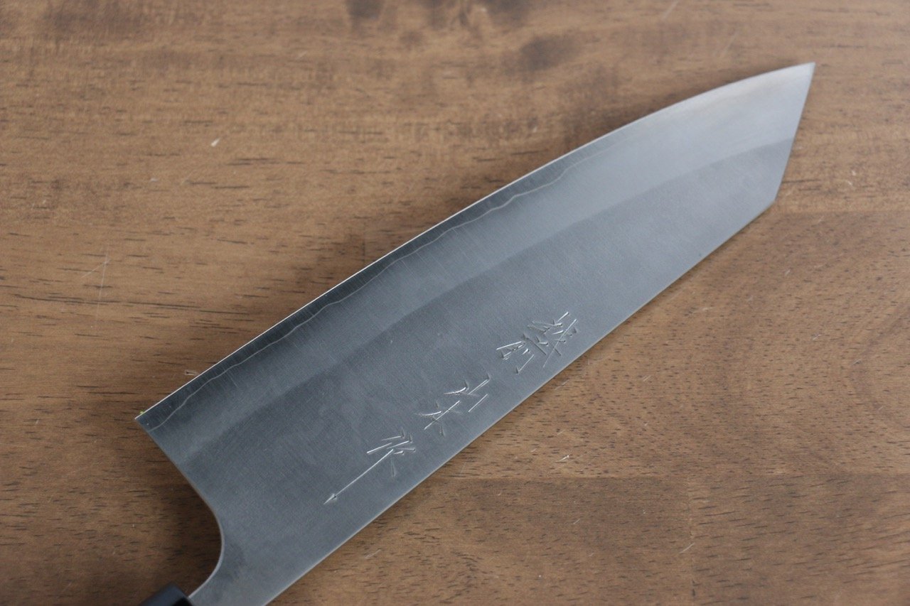 Nao Yamamoto Silver Steel No.3 Nashiji Bunka 180mm with Walnut Handle - Seisuke Knife