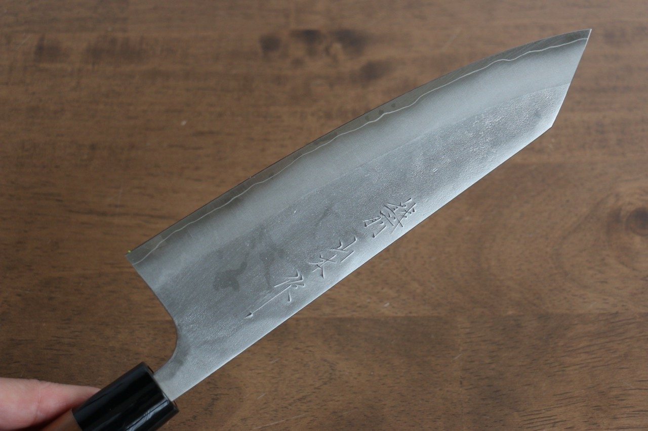 Nao Yamamoto Silver Steel No.3 Nashiji Bunka 180mm with Walnut Handle - Seisuke Knife