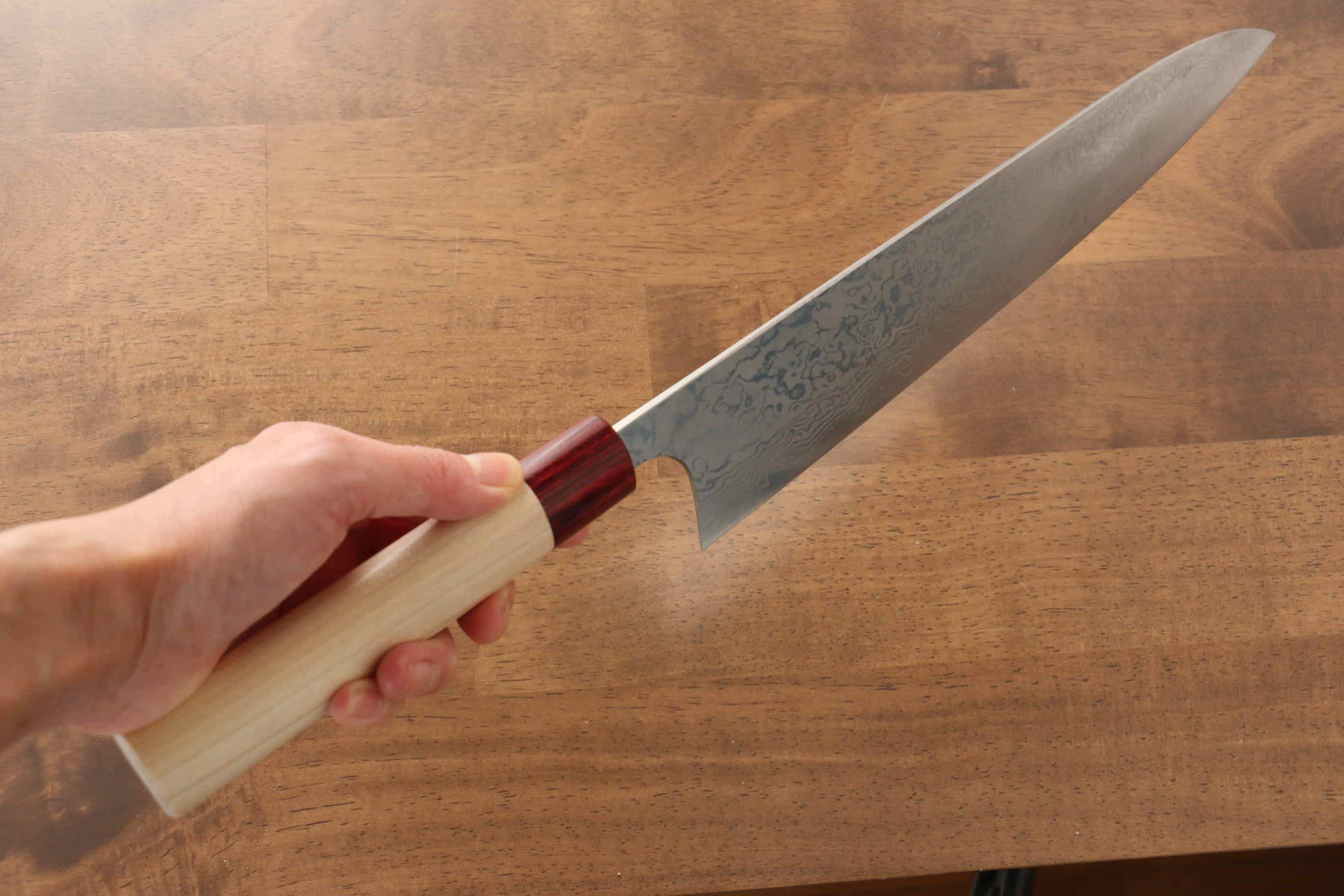 Masakage Kiri VG10 Damascus Gyuto 270mm with Magnolia Handle - Seisuke Knife