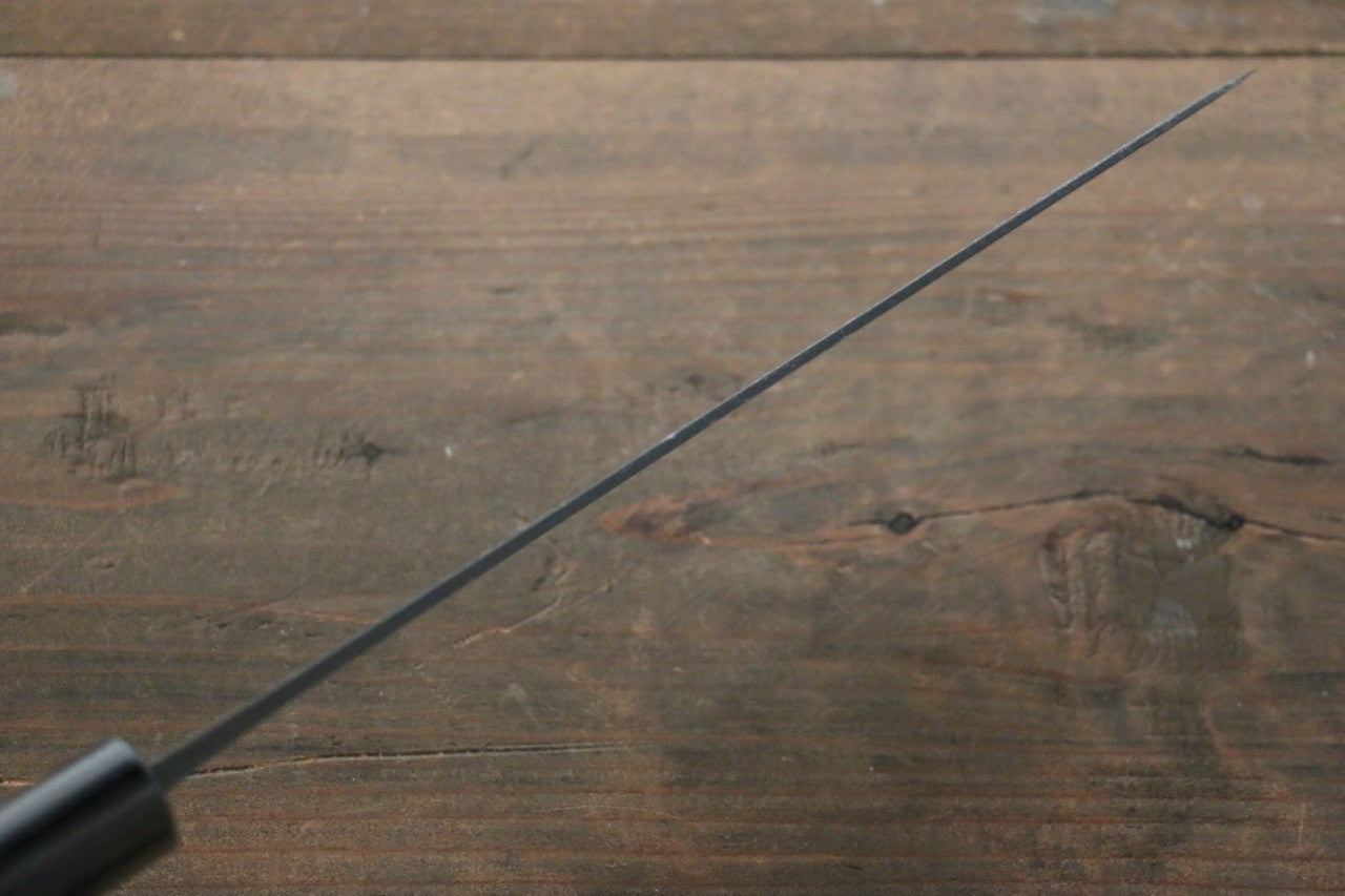 Shungo Ogata White Steel No.2 Kurouchi Damascus Gyuto 210mm Shitan Handle - Seisuke Knife