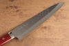 Takeshi Saji SRS13 Hammered Gyuto 240mm Red Micarta Handle - Seisuke Knife - Slide 3