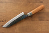 Masakage Mizu Blue Steel No.2 Black Finished Santoku 165mm with American Cherry Handle - Seisuke Knife