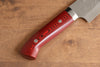 Takeshi Saji SRS13 Hammered Gyuto 240mm Red Micarta Handle - Seisuke Knife - Slide 6